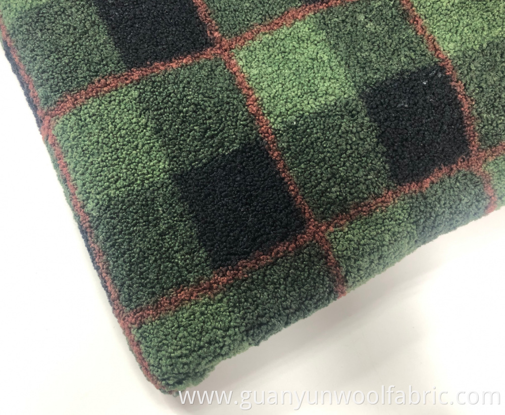 Fleece Jacquard Fabric